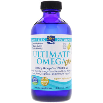 Nordic Naturals, Ultimate Omega Xtra, Lemon, 8 fl oz (237 ml)