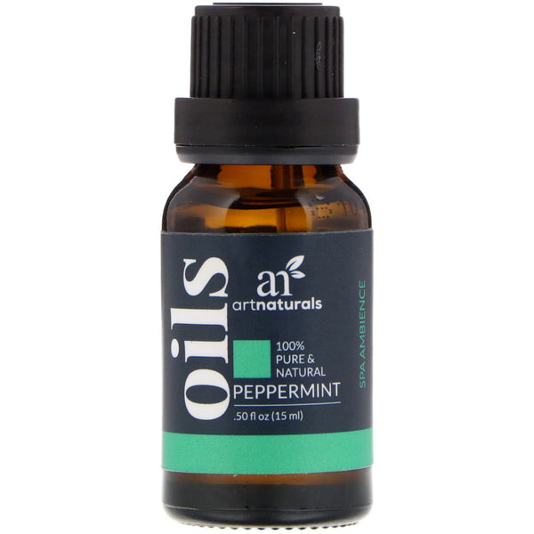 Artnaturals, Peppermint Oil, .50 fl oz (15 ml) - The Supplement Shop