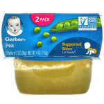 Gerber, Pea, 2 Pack, 2 oz (56 g) Each - The Supplement Shop