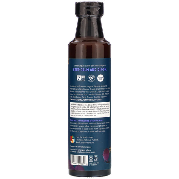 Sir Kensington's, Vinaigrette, Dijon Balsamic, 8.45 fl oz (250 ml) - The Supplement Shop