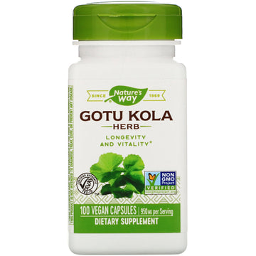 Nature's Way, Gotu Kola Herb, 950 mg, 100 Vegan Capsules