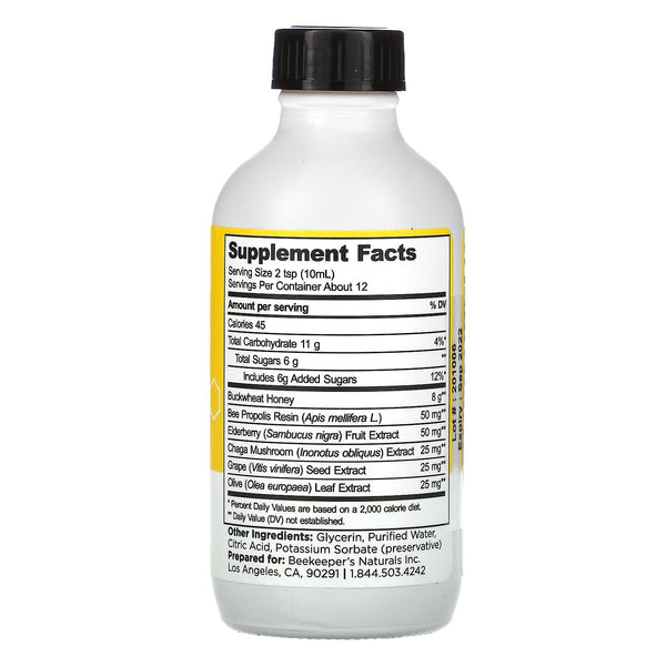 Beekeeper's Naturals, B. Soothed Cough Syrup, 4 fl oz (118 ml) - The Supplement Shop