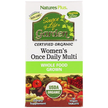 Nature's Plus, Source of Life Garden, Women's Once Daily Multi, 30 Vegan Tablets