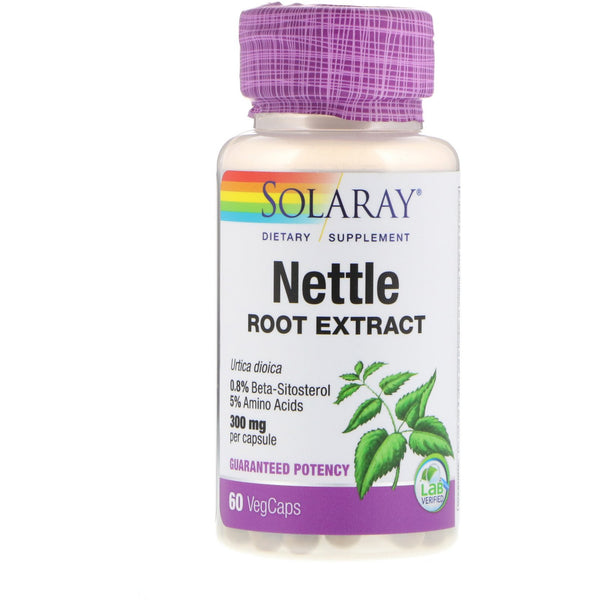 Solaray, Nettle Root Extract, 300 mg, 60 VegCaps - The Supplement Shop