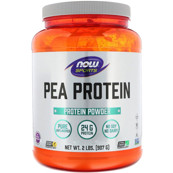 Now Foods, Sports, Pea Protein, Pure Unflavored, 2 lbs (907 g) - The Supplement Shop