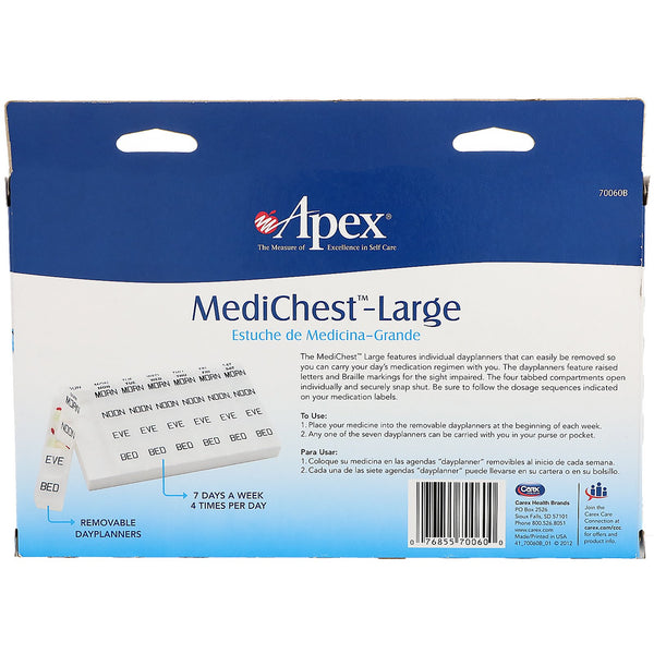Apex, MediChest, Large - The Supplement Shop