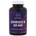 MRM, Nutrition, Ginkgo B, 60 mg, 120 Vegan Capsules - The Supplement Shop