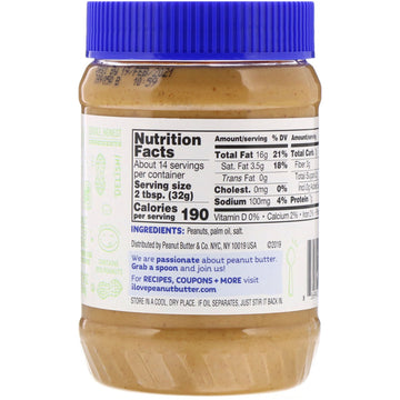Peanut Butter & Co., Peanut Butter Spread, Simply Smooth™, 16 oz (454 g)