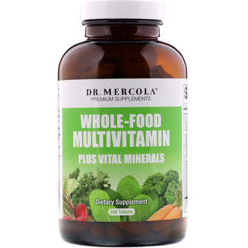 Dr. Mercola, Whole-Food Multivitamin Plus Vital Minerals, 240 Tablets