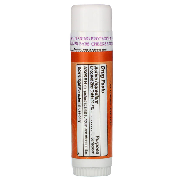 Badger Company, Kids, Natural Mineral Sunscreen Face Stick, SPF 35, Tangerine & Vanilla, 0.65 oz (18.4 g) - The Supplement Shop