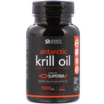 Sports Research, Antarctic Krill Oil with Astaxanthin, 1,000 mg, 60 Softgels - The Supplement Shop