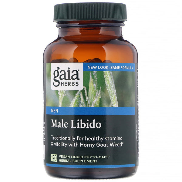 Gaia Herbs, Men, Male Libido, 120 Vegan Liquid Phyto-Caps - The Supplement Shop