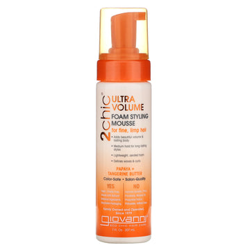 Giovanni Styling Mousse 2chic Ultra Volume Fine, Limp Hair 207ml