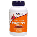 Now Foods, Pantethine, Double Strength, 600 mg, 60 Softgels - The Supplement Shop