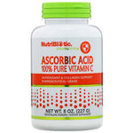 NutriBiotic, Immunity, Ascorbic Acid, 100% Pure Vitamin C, Crystalline Powder, 8 oz (227 g) - The Supplement Shop