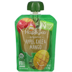 Happy Family Organics, Happy Kid, Organic Apple, Kale & Mango, 4 Pouches, 3.17 oz (90 g) Each - The Supplement Shop