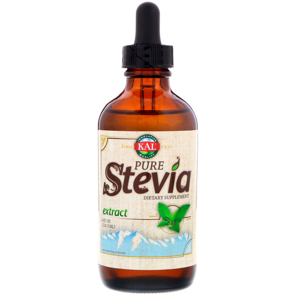 KAL, Sure Stevia Extract, 4 fl oz (118.3 ml) - The Supplement Shop