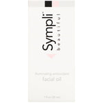 Sympli Beautiful, Illuminating Antioxidant Facial Oil, 1 fl oz (30 ml) - The Supplement Shop