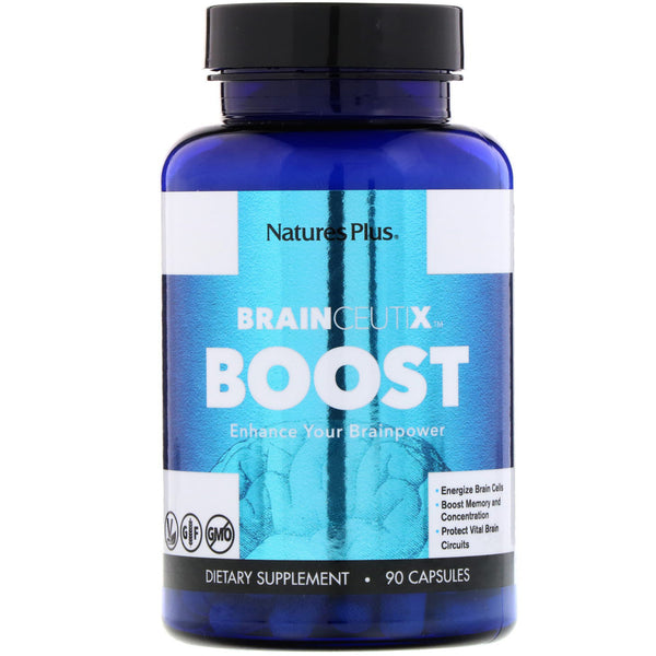 Nature's Plus, Brainceutix, Boost, 90 Capsules - The Supplement Shop