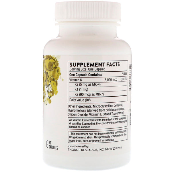 Thorne Research, 3-K Complete, 60 Capsules - The Supplement Shop