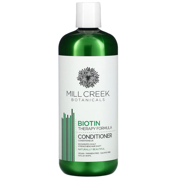 Mill Creek Botanicals, Biotin Conditioner, Therapy Formula, 14 fl oz (414 ml) - The Supplement Shop