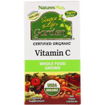 Nature's Plus, Source of Life Garden, Certified Organic Vitamin C, 60 Vegan Capsules - The Supplement Shop