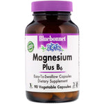 Bluebonnet Nutrition, Magnesium Plus B6, 90 Vegetable Capsules - The Supplement Shop