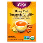 Yogi Tea, Honey Chai, Turmeric Vitality, 16 Tea Bags, 1.12 oz (32 g) - The Supplement Shop
