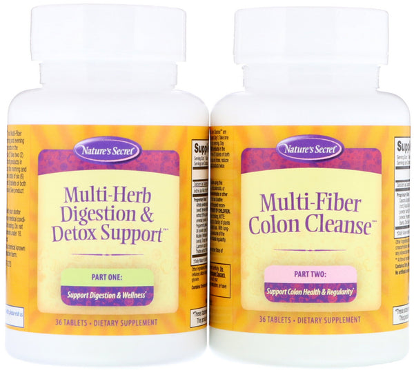 Nature's Secret, 7-Day Ultimate Cleanse, 2-Part Total-Body Cleanse - The Supplement Shop