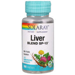Solaray, Liver Blend SP-13, 100 VegCaps - The Supplement Shop
