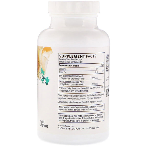 Thorne Research, Super EPA Pro, 120 Gelcaps - The Supplement Shop