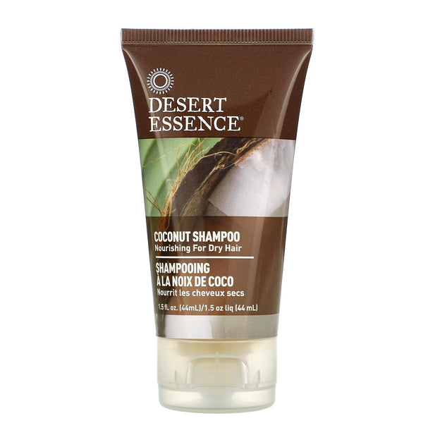 Desert Essence, Travel Size, Coconut Shampoo, 1.5 fl oz (44 ml) - The Supplement Shop