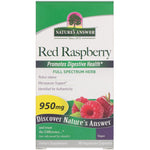 Nature's Answer, Red Raspberry, Rubus Idaeus, 950 mg, 90 Vegetarian Capsules - The Supplement Shop