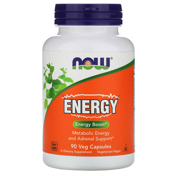 Now Foods, Energy, 90 Veg Capsules - The Supplement Shop