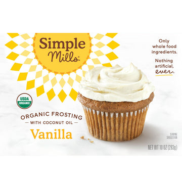 Simple Mills, Organic, Vanilla Frosting with Coconut Oil, 10 oz (283 g)
