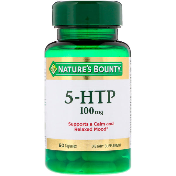 Nature's Bounty, 5-HTP, 100 mg, 60 Capsules - The Supplement Shop