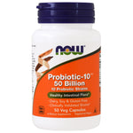 Now Foods, Probiotic-10, 50 Billion, 50 Veg Capsules - The Supplement Shop