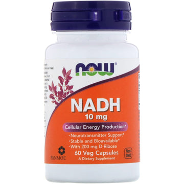 Now Foods, NADH, 10 mg, 60 Veg Capsules