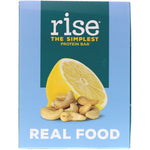 Rise Bar, The Simplest Protein Bar, Lemon Cashew, 12 Bars, 2.1 oz (60 g) Each - The Supplement Shop