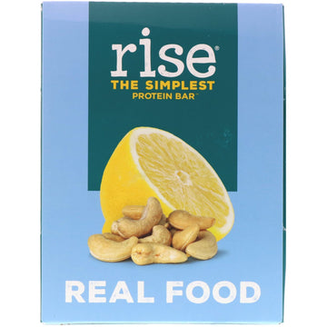 Rise Bar, The Simplest Protein Bar, Lemon Cashew, 12 Bars, 2.1 oz (60 g) Each