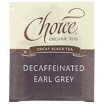 Choice Organic Teas, Organic Decaffeinated Earl Grey, Decaf Black Tea, 16 Tea Bags, 1.12 oz (32 g) - The Supplement Shop