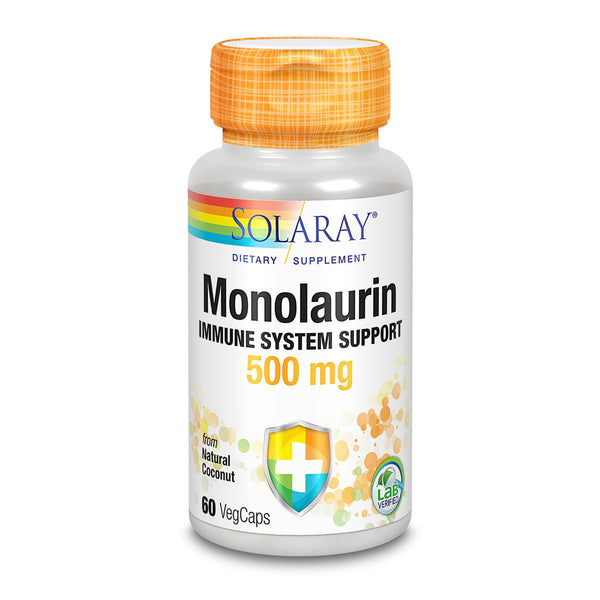 Solaray, Monolaurin, 500 mg, 60 VegCaps - The Supplement Shop