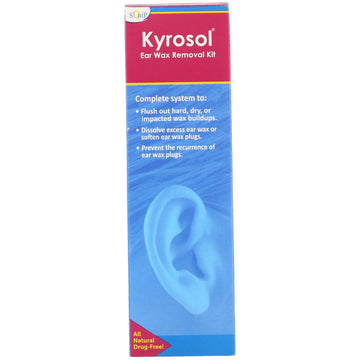 Squip, Kyrosol, Ear Wax Removal Kit, 5 Piece Kit