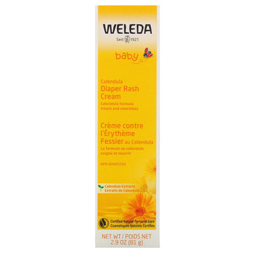 Weleda, Baby, Calendula Diaper Cream, Calendula Extracts, 2.8 oz (81 g)