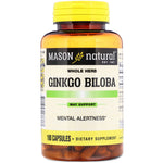 Mason Natural, Ginkgo Biloba, 180 Capsules