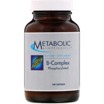 Metabolic Maintenance, B-Complex, Phosphorylated, 100 Capsules - The Supplement Shop