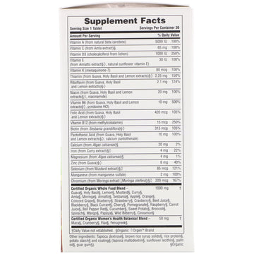 NaturesPlus, Source of Life® Garden, Women's Once Daily Multi, 30 Vegan Tablets