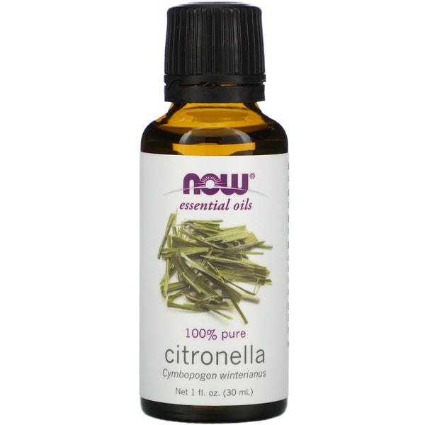 Now Foods, Essential Oils, Citronella, 1 fl oz (30 ml) - The Supplement Shop