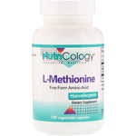 Nutricology, L-Methionine, 100 Vegetarian Capsules - The Supplement Shop
