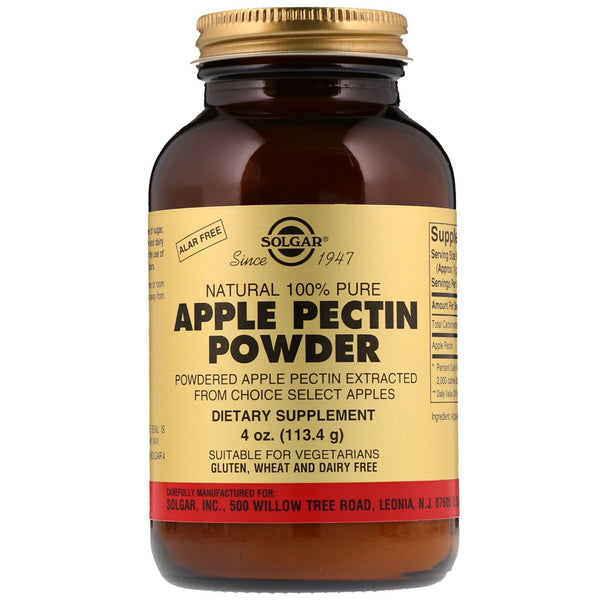 Solgar, Apple Pectin Powder, 4 oz (113.4 g) - The Supplement Shop
